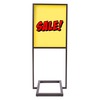 Econoco Linea 22''Wx28''H Floor Standing Sign Holder LNSH28